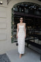 Spaghetti Straps Low Neck Long Maxi Dress